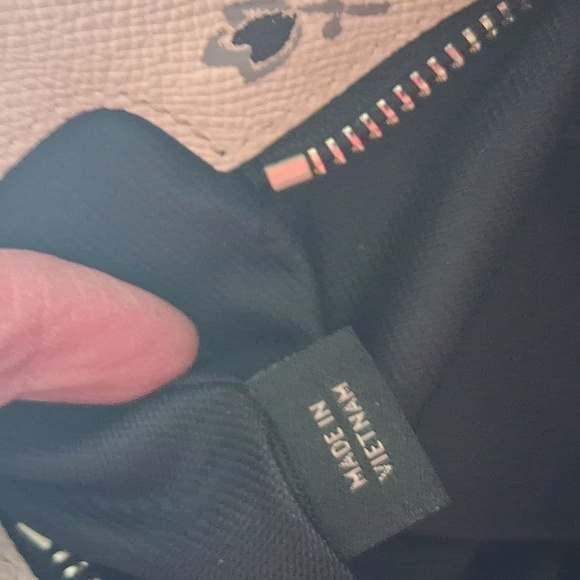 Coach Taxi Crossgrain Leather Tote Bramble Rose White Pink Floral Bag - Picture 14 of 16